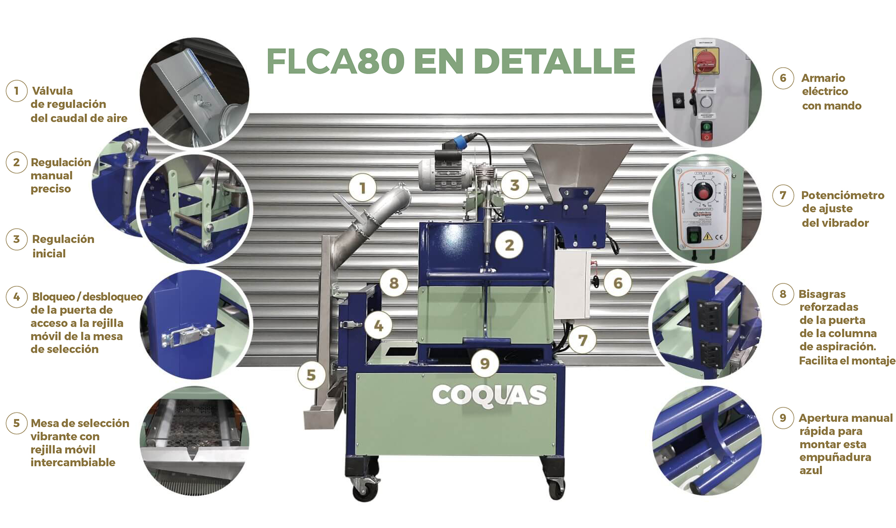 Rompedora almendras FLCA 80