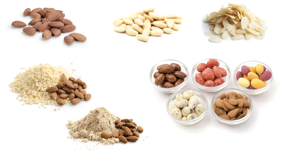 amandes produits finis