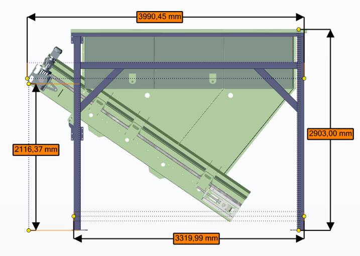 Trémie d'alimentation 4,5 m3 - FLCA-TRE-4,5M3